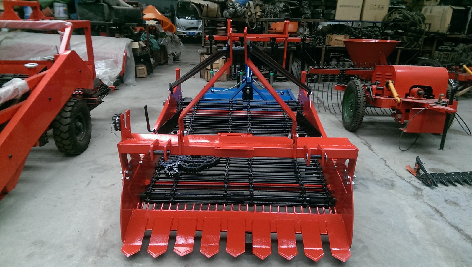 double rows Potato Harvester potato digger tractor harvester