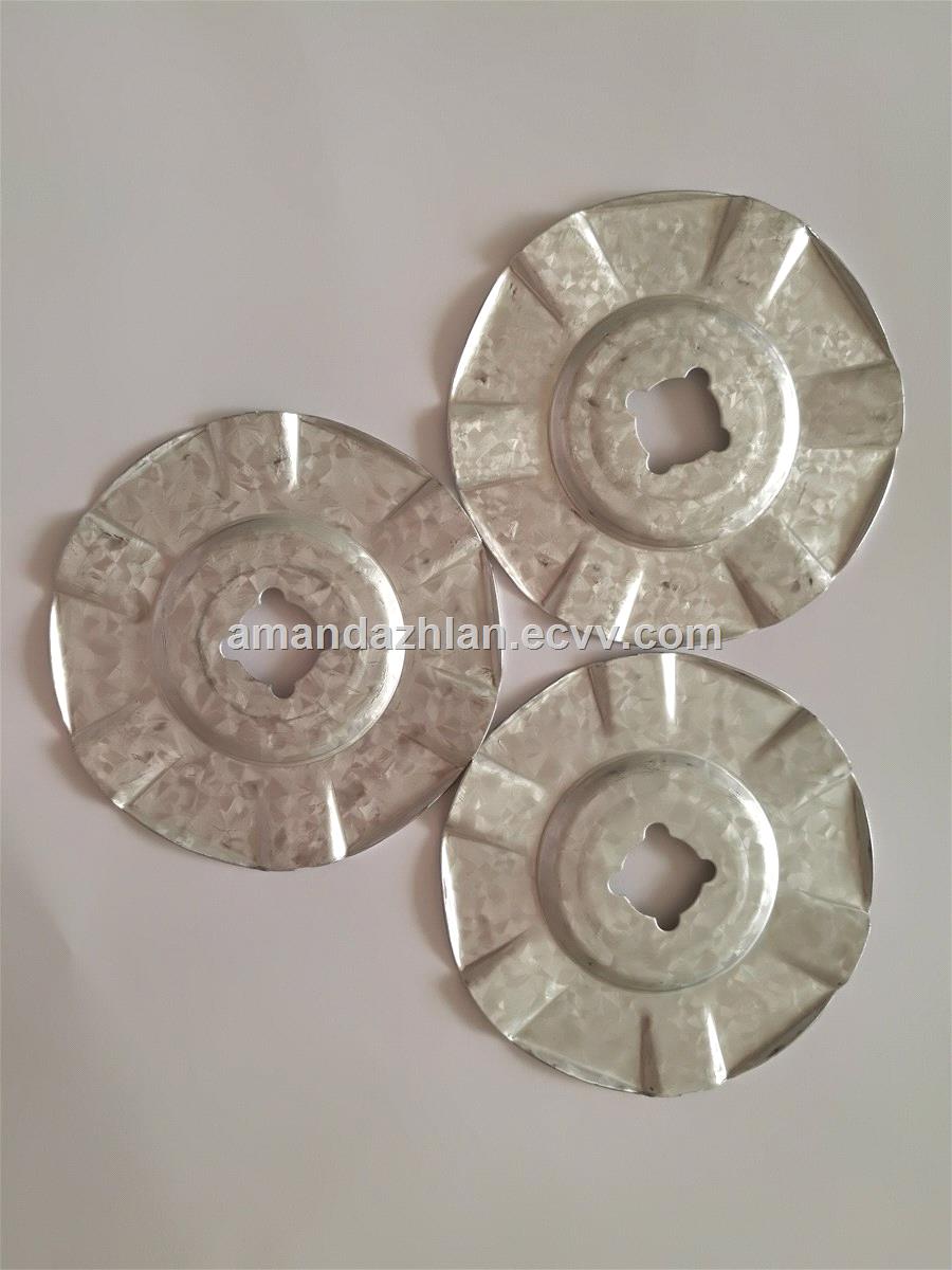 Zinc Plated or PreGalvanized Metal Disc for Soft Insulation