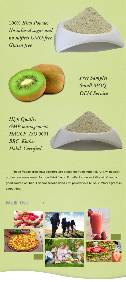 Direct buy China hot sale baby food freeze dried fruit kiwi