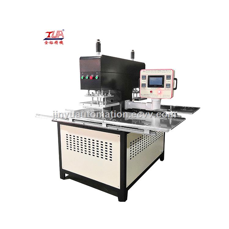 clothes label making machine leather logo production line