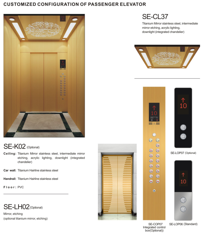 German technology Schnelling lift passenger elevator for buildingmarket