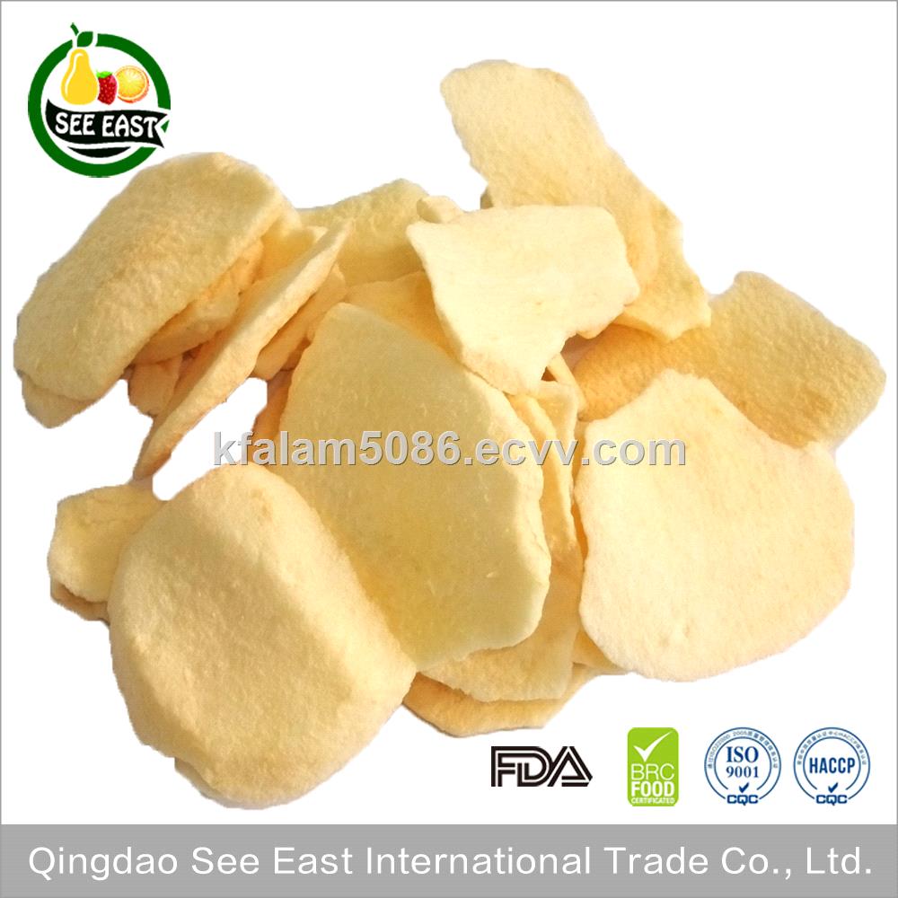 Buy Wholesale Direct on Line from China Lyophilized Food Freeze Dried Apple Crispy Snack