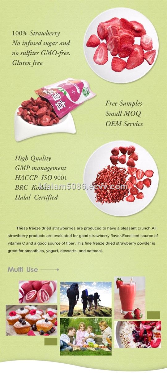 Bulk buy from China dried fruit distributor strawberry fruit price