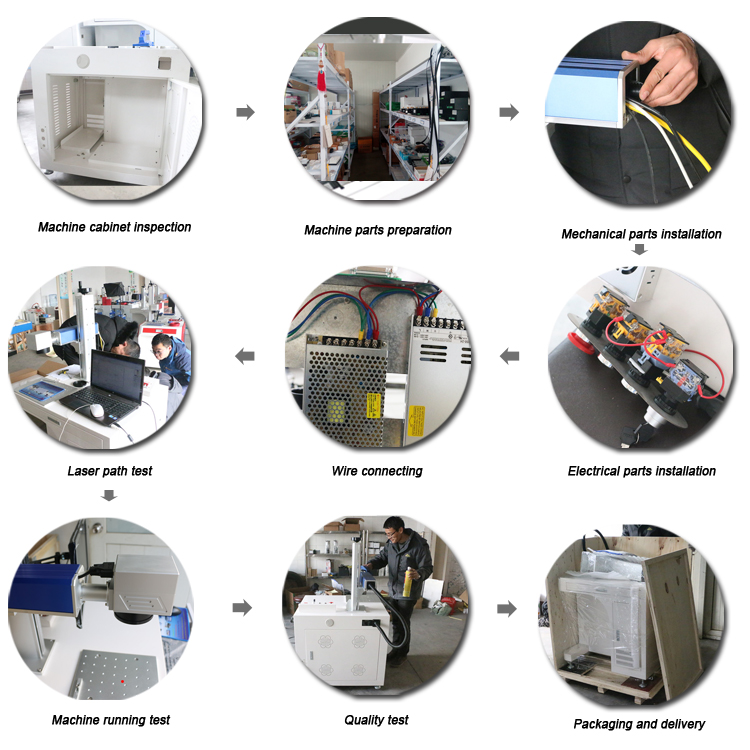 20 watt 30 watt optical steel metal fiber laser marking machine device