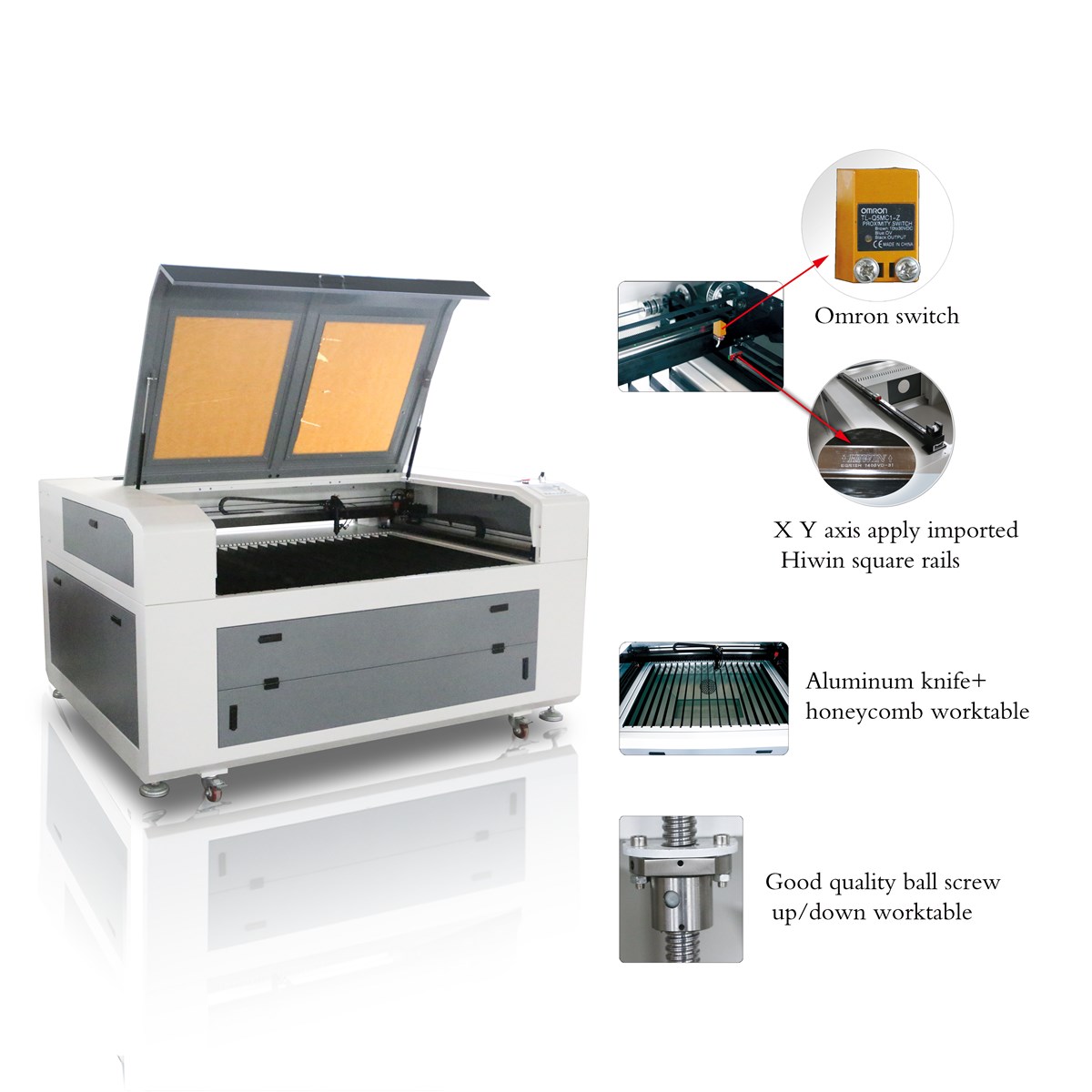 Cheap 80W 100W 130W 150W wood acrylic leather JR1390 laser engraving and cutting machines for sale