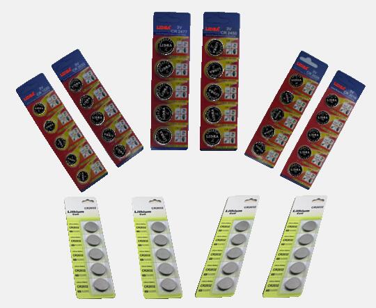Lithium Button Cell Battery in blister card