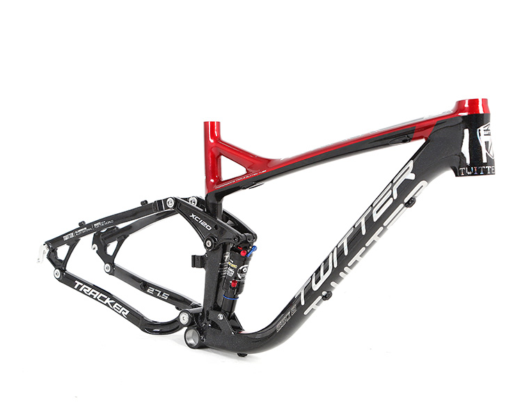 China Professional Bike Factory outlet 275 full suspension aluminium alloy mountain frame TWITTER bicycle wholesale