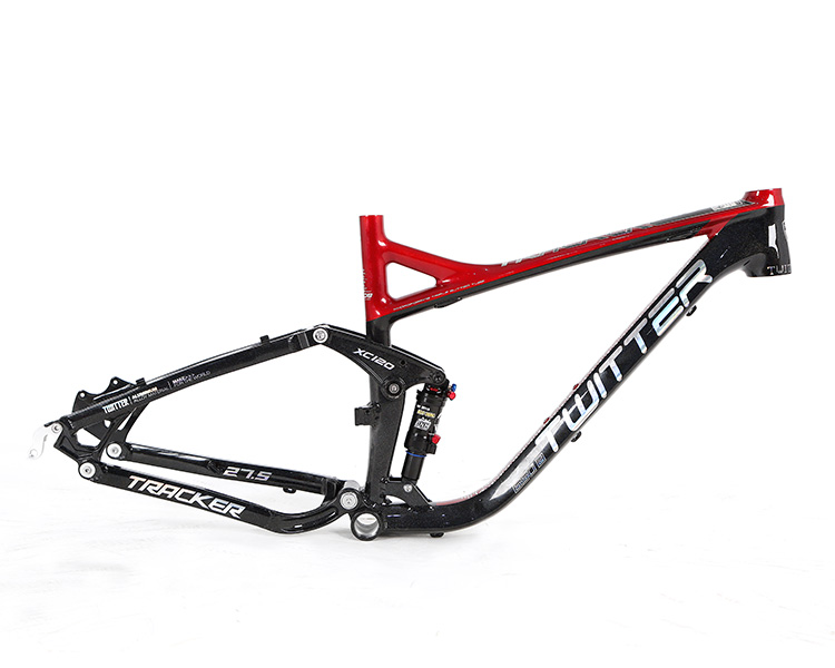 China Professional Bike Factory outlet 275 full suspension aluminium alloy mountain frame TWITTER bicycle wholesale