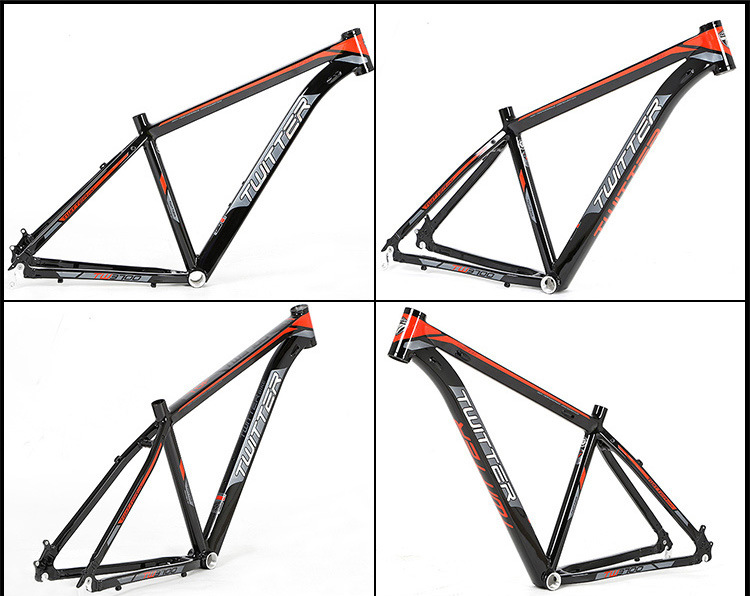 Professional bike factory wholesale Bicycle parts TWITTER TW3700 aluminium alloy mountain bike frame 26275