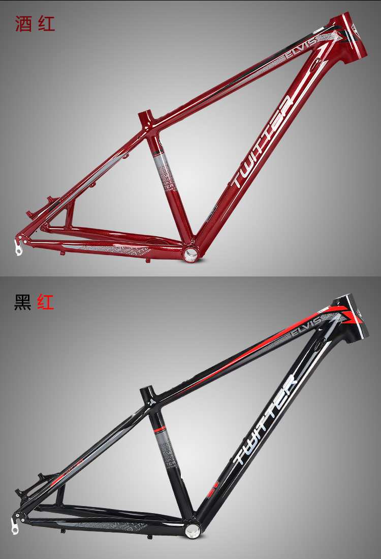 China Professional Bike factory wholesale TWITTER ELVIS 27529 bike frame aluminium alloy AL7005 155 17 19