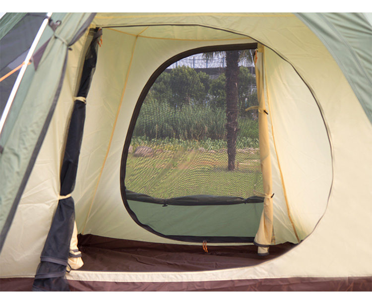 CNHIMALAYA HT9606 Outdoor Large Space Tent Waterproof Family Camping Hiking Aluminum Pole Tent for 34 People