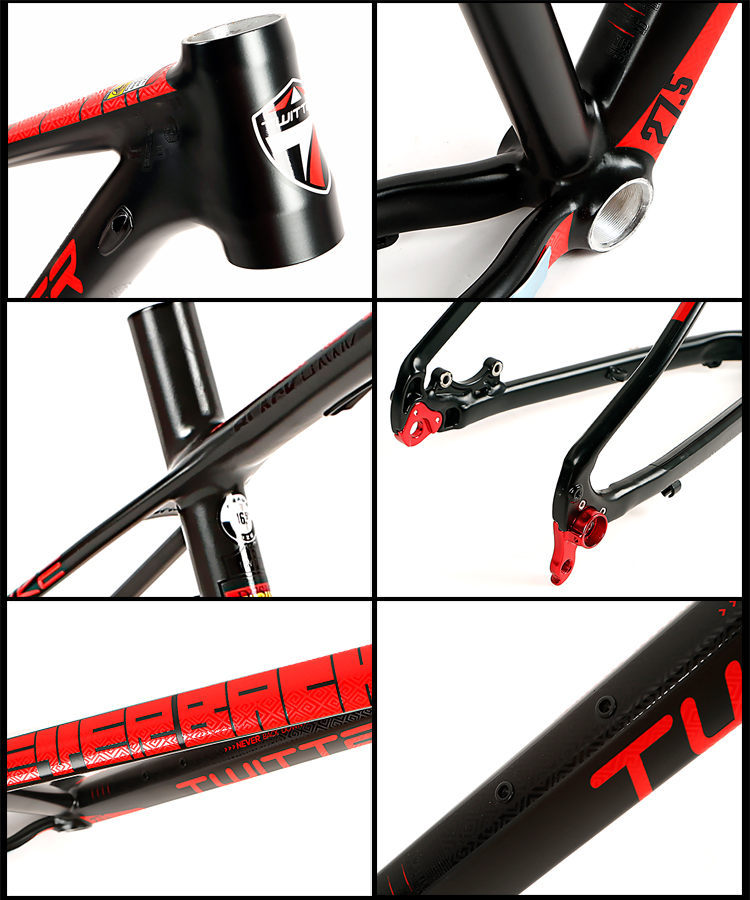 Direct Bike factory wholesale Accept small order 275 TWITTER BLACKHAWK Aluminium alloy AL7005 mountain bike frame