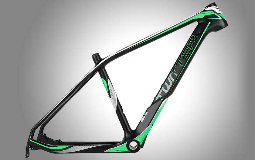 Bike Factory accept small order TWITTER STORM carbon mountain Bike frame 27526 offer OEMODM bike parts