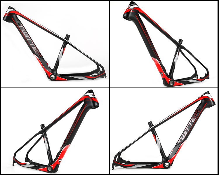 Bike Factory accept small order TWITTER STORM carbon mountain Bike frame 27526 offer OEMODM bike parts