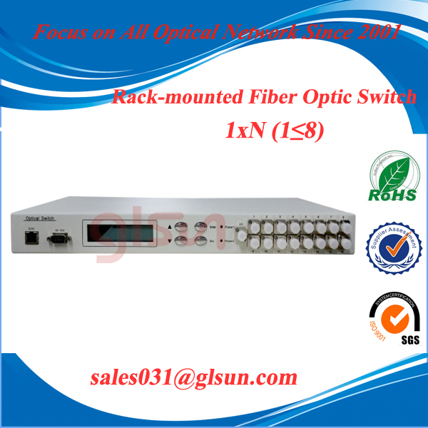 GLSUN 1xN N less than 8 Rack Optical Switch