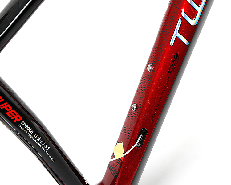 Chinese Bicycle Supplier TWITTER 27529 Carbon T1000 racing mountain bike frame PREDATOR cutting color bike parts