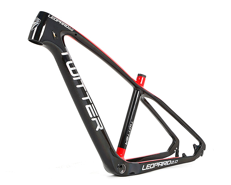 Direct bike factory China accept small order 26275TWITTER LEOPARD Carbon racing mountain bike frame