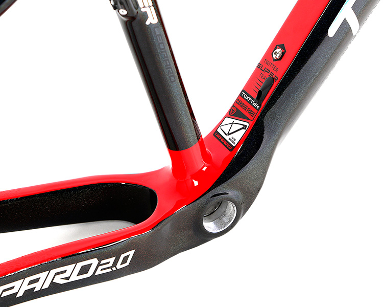 Direct bike factory China accept small order 26275TWITTER LEOPARD Carbon racing mountain bike frame