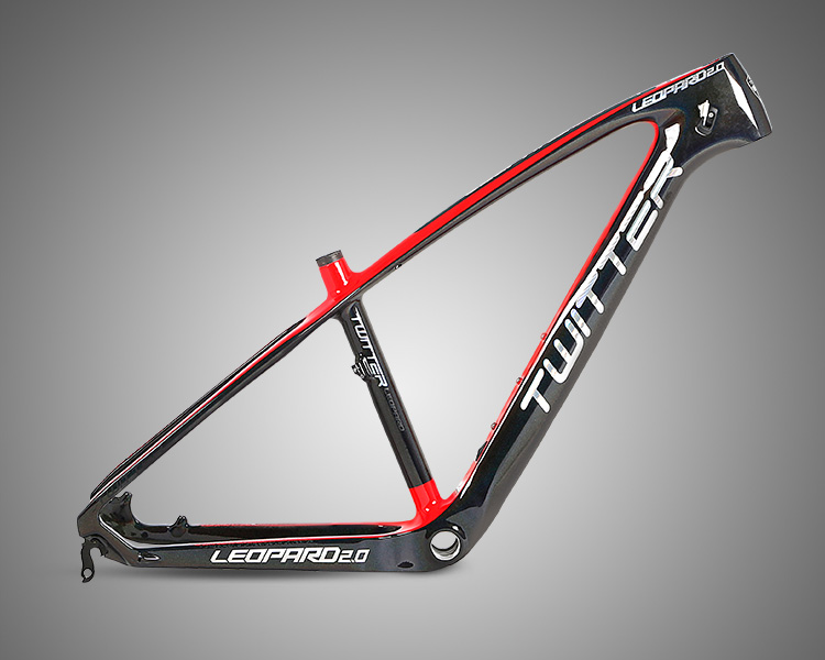 Direct bike factory China accept small order 26275TWITTER LEOPARD Carbon racing mountain bike frame