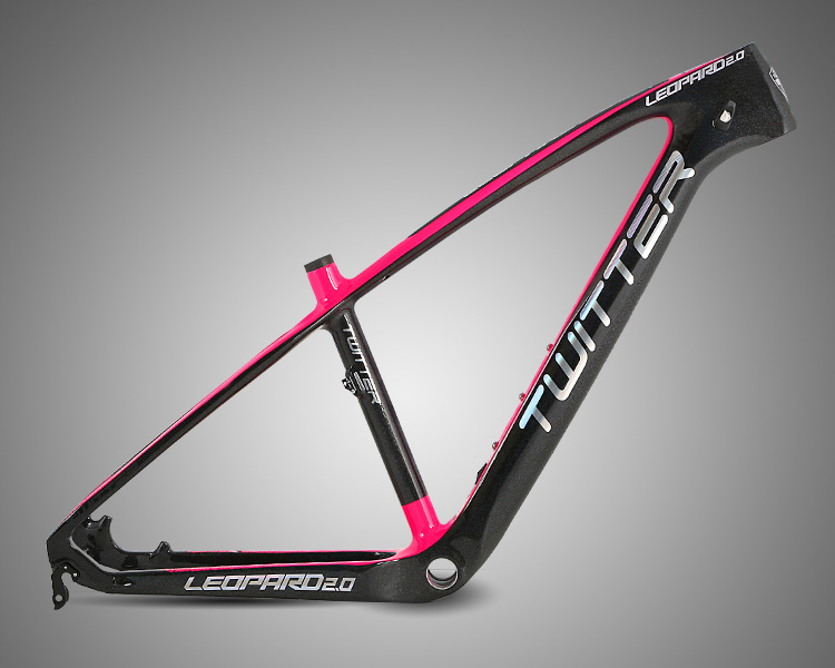 Direct bike factory China accept small order 26275TWITTER LEOPARD Carbon racing mountain bike frame