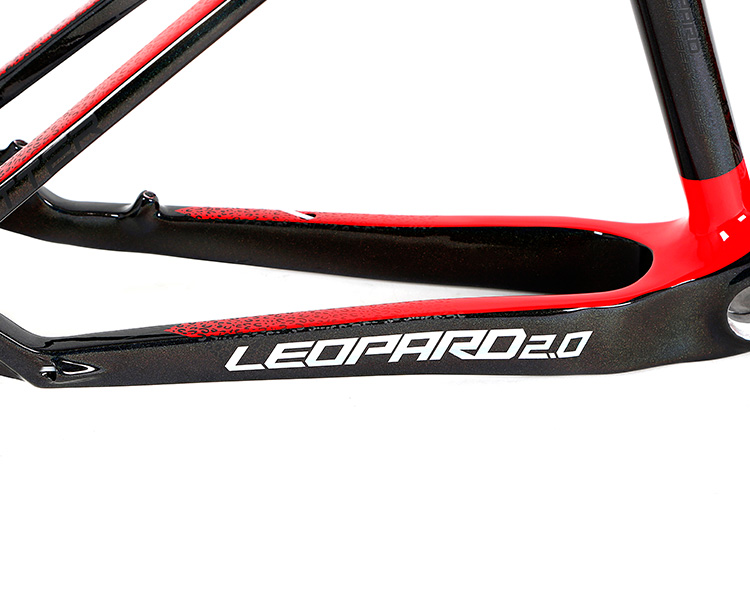 Direct bike factory China accept small order 26275TWITTER LEOPARD Carbon racing mountain bike frame