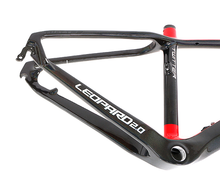 Direct bike factory China accept small order 26275TWITTER LEOPARD Carbon racing mountain bike frame