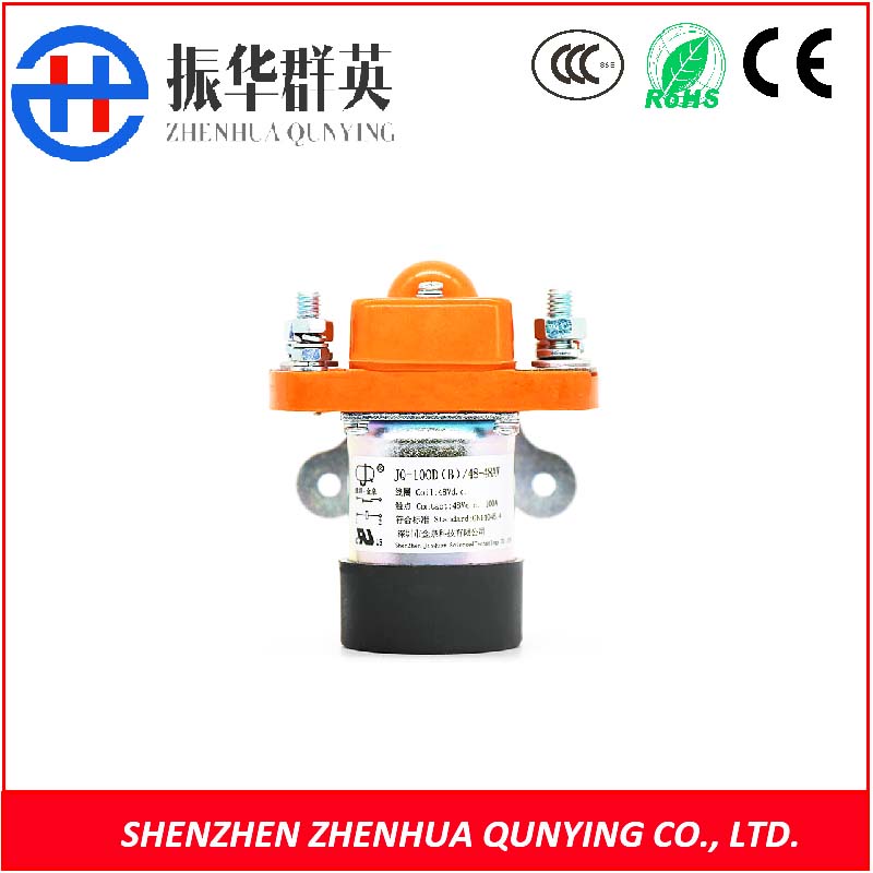 Continuous Operation Duty Dc Contactor Relay Low Voltage Electromagnetic For Forklift