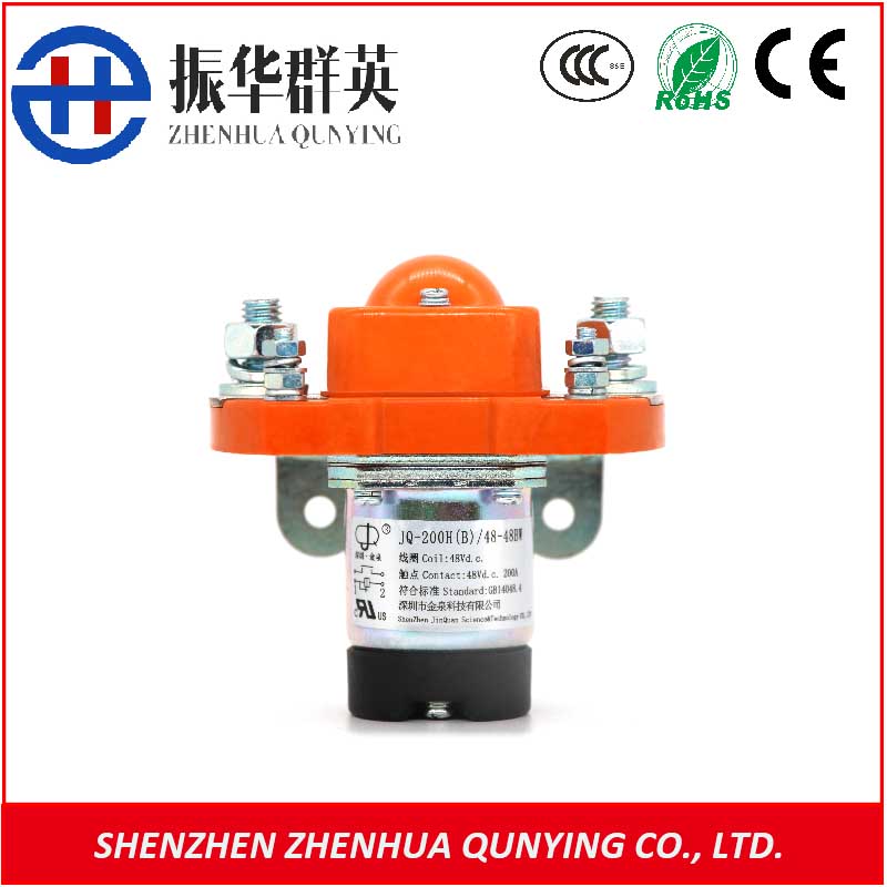Solenoid Single Pole Dc Operated Contactor Controlled By A Circuit For Forklift