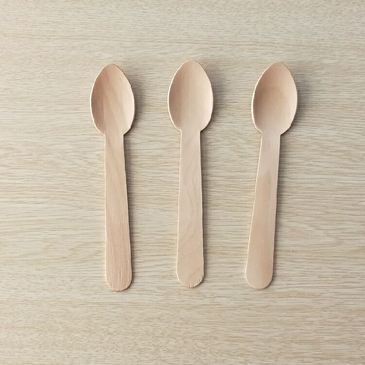 disposable ecofriendly wooden cutlery set wooden knife fork and spoon