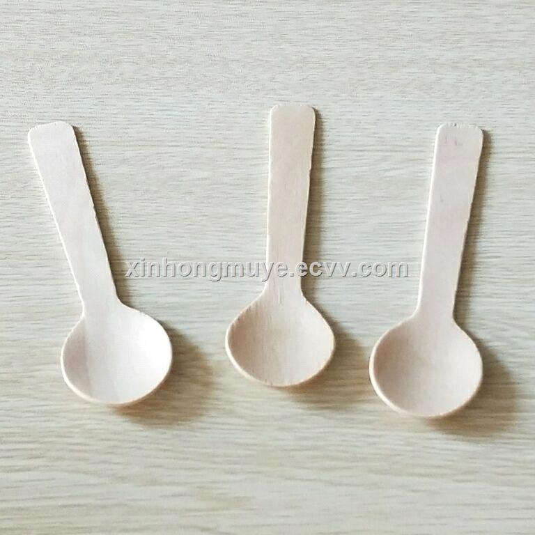 wooden icecream sticks and spoon