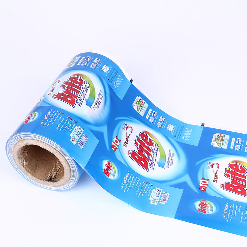 Printing packing film roll detergent packing film