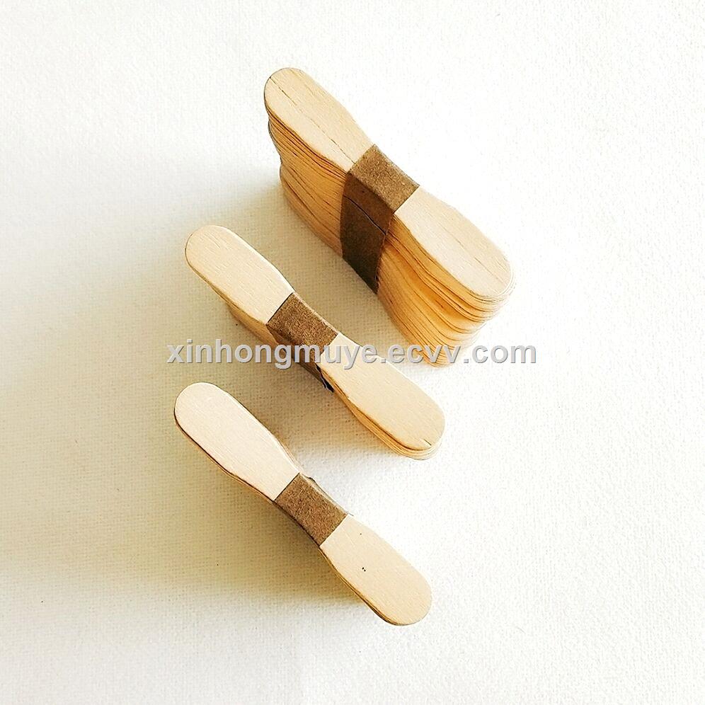 wooden icecream sticks and spoon