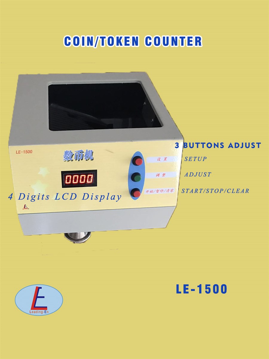 4digits LCD display high speed Euro Philipping coins tokens counter