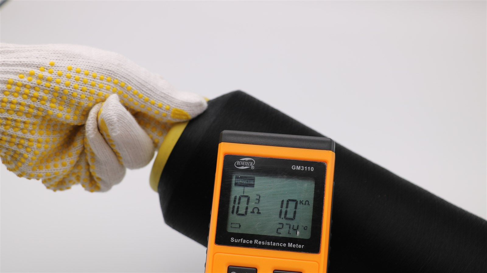 Carbon inside conductive nylon high strength filaments 50D1F AntiStatic Yarn XT11079