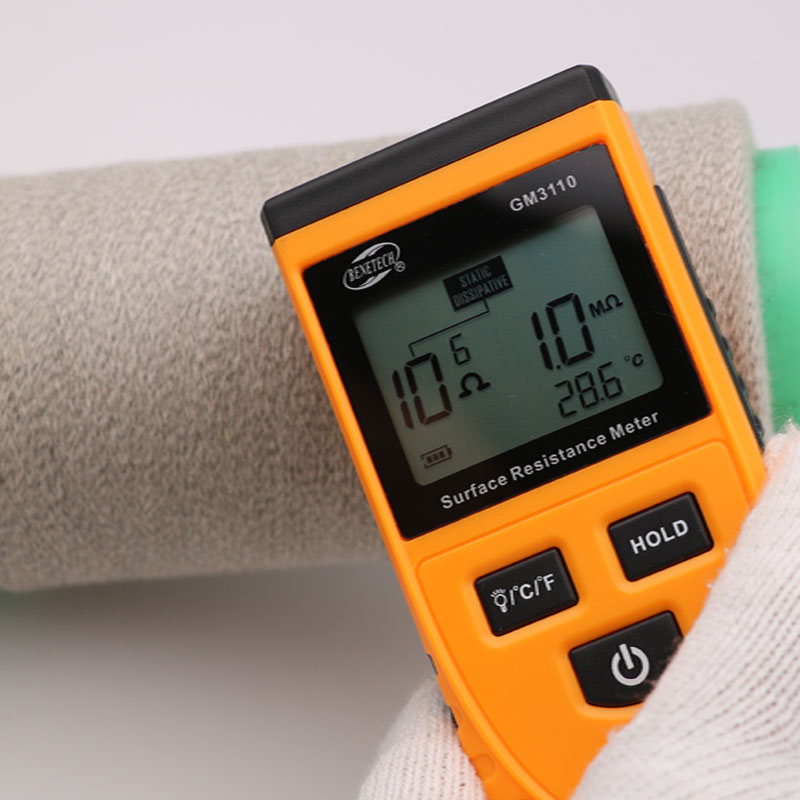 Conductive carbon fiber 20D twist with Ne321ply 100 cotton yarn for electro static discharge uniform ESD XT11460