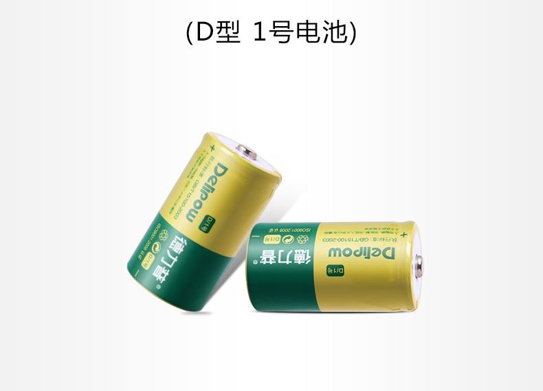 Delipow 3500mAh Type D Rechargeable Battery for Gas Cooker and Water Heater 1Pcs LR20AM1 Rechargeable Batteries