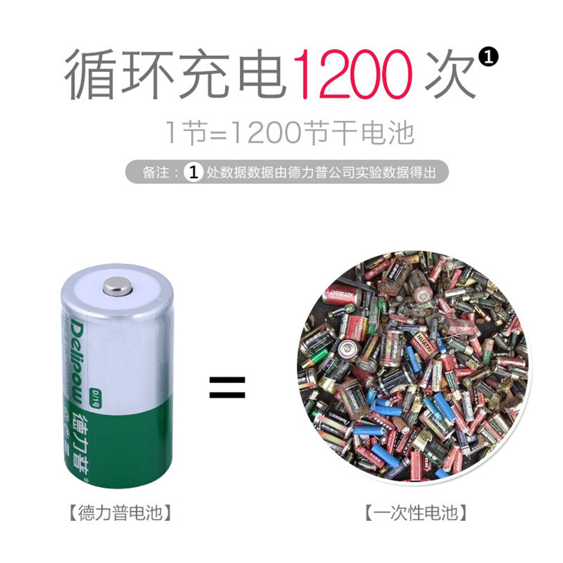 Delipow 4500mAh Type D Rechargeable Battery for Gas Cooker and Water Heater 1Pcs LR20AM1 Rechargeable Batteries Delipow 4500mAh Type D Rechargeable Battery for Gas Cooker and Water Heater 1Pcs LR20AM1 Rechargeable Batteries