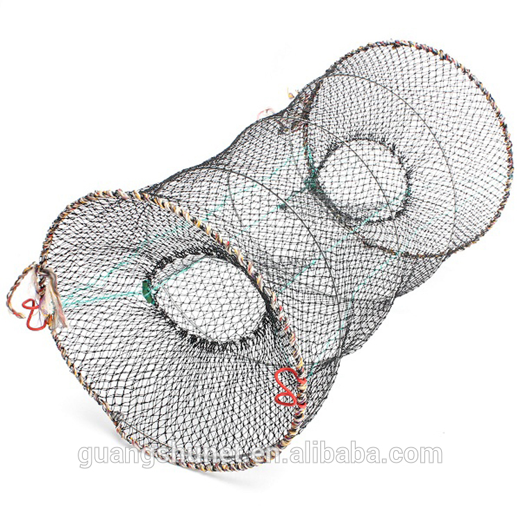 Chinese Steel Wire Folded Crab Trap Fishing Trap Net