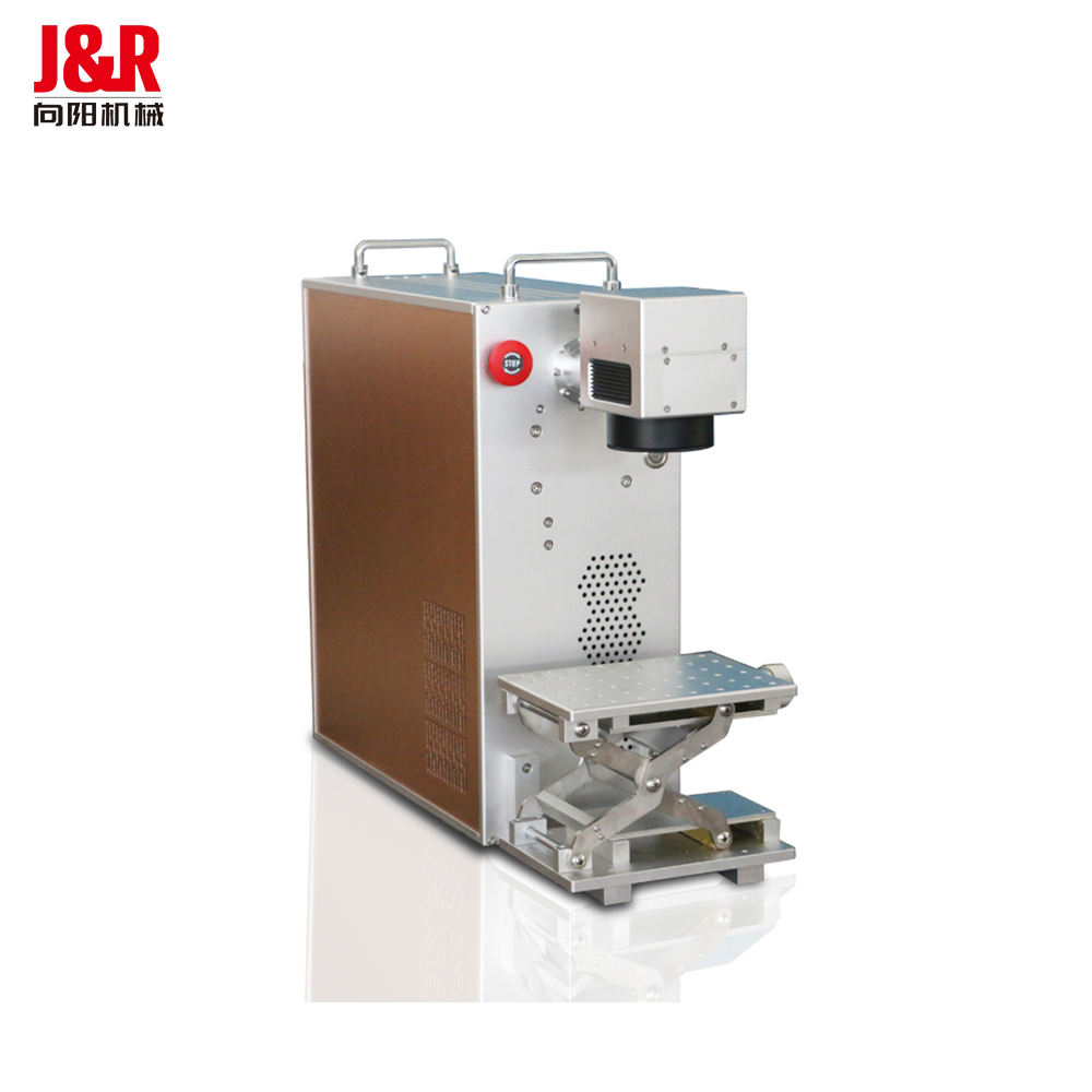 portable stainless steel aluminum copper brass plastic fiber laser marking machine 20W 30W 50W