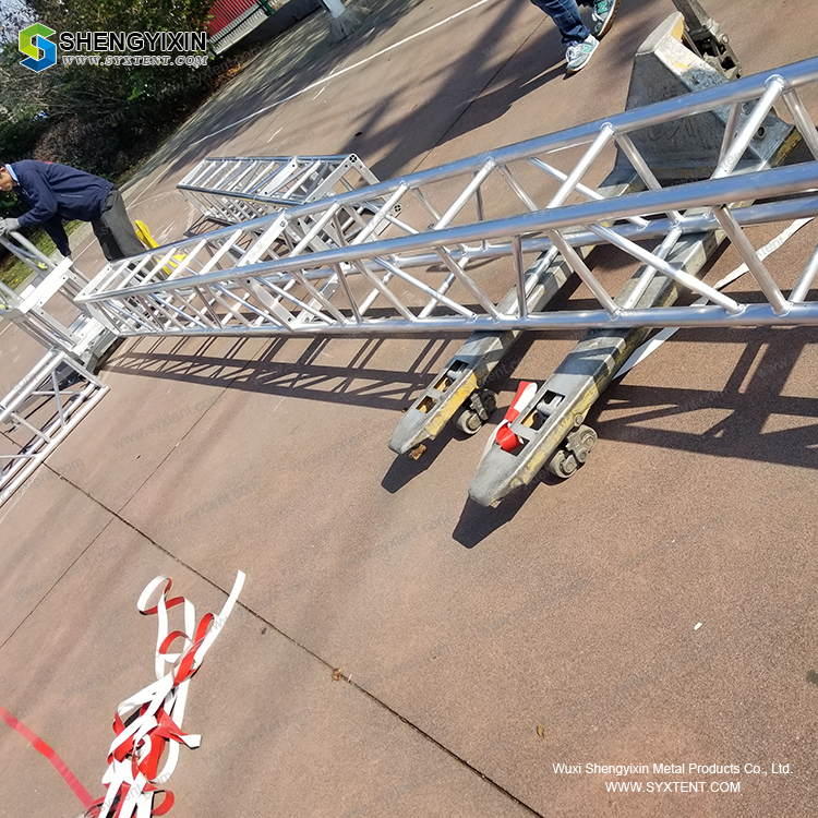 Full Customized Size Outdoor Concert Stage Roof Truss Design For Hanging Led Screen For Sale
