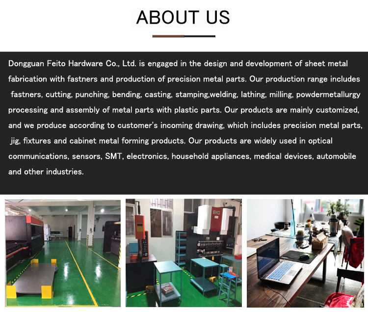 Customized sheet metal stamping fabrication part with punched stamped processing