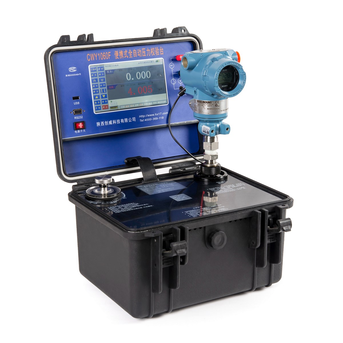 Automatic pressure calibrator with HART