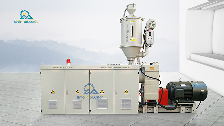 HSJ120mm Plastic Single Screw Extruder
