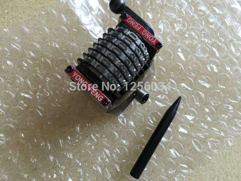 1 piece Heidelberg spare part GTO numbering headnumbering machine convex type 7 digits backward Jump mode 9876543