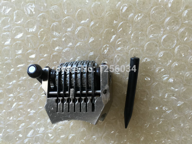 1 piece Heidelberg spare part GTO numbering headnumbering machine convex type 7 digits backward Jump mode 9876543