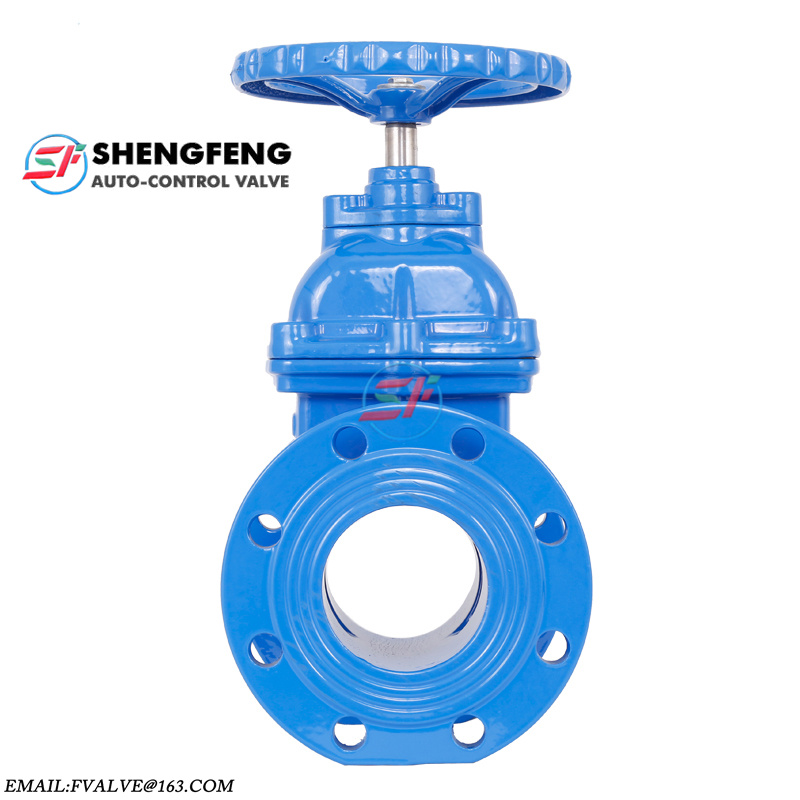 DIN3202 F4 PN16 PN10 light type good price ductile iron DN200 DN100 DN80 DN50 gate valve