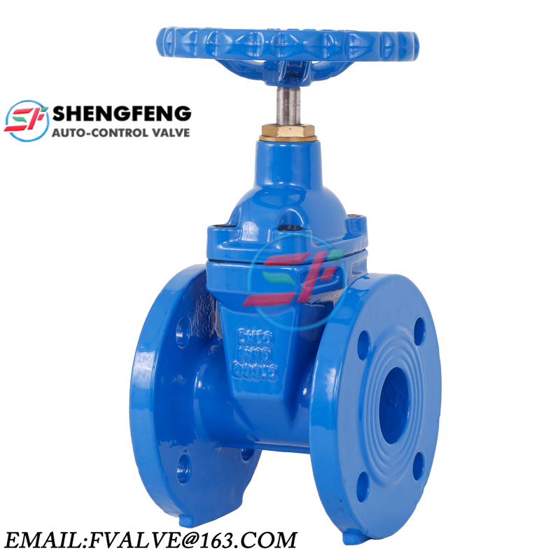 DIN3352 F4 PN16 heavy type Cast ductile iron GGG50 resilient seated gate valve