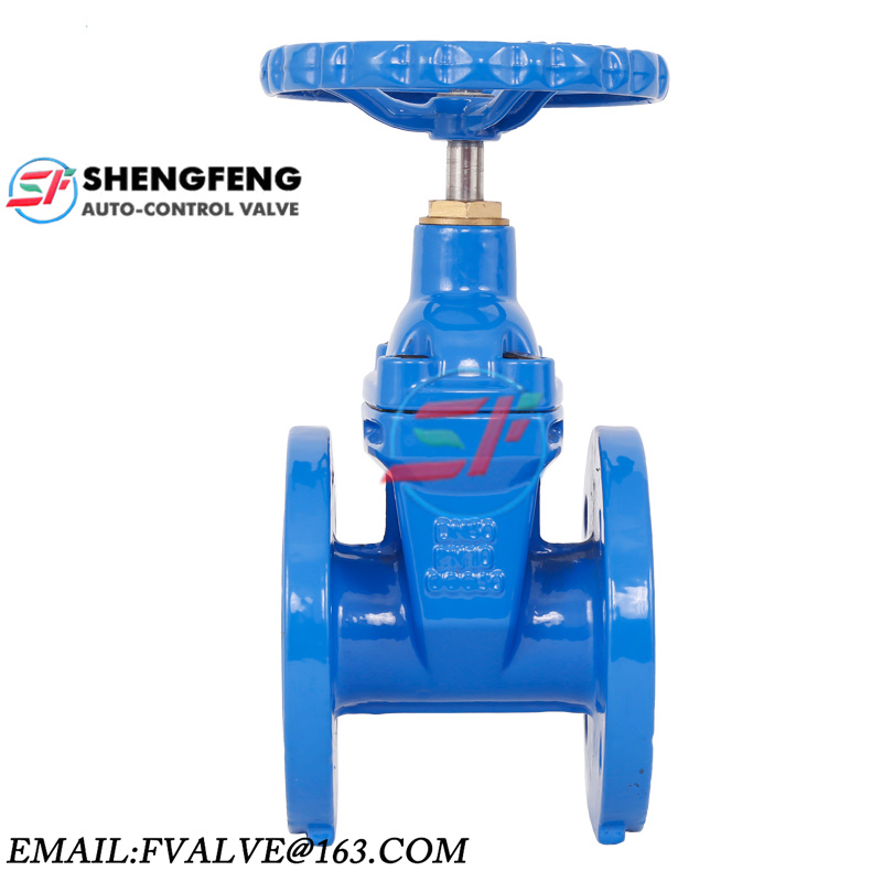 DIN3352 F4 PN16 heavy type Cast ductile iron GGG50 resilient seated gate valve