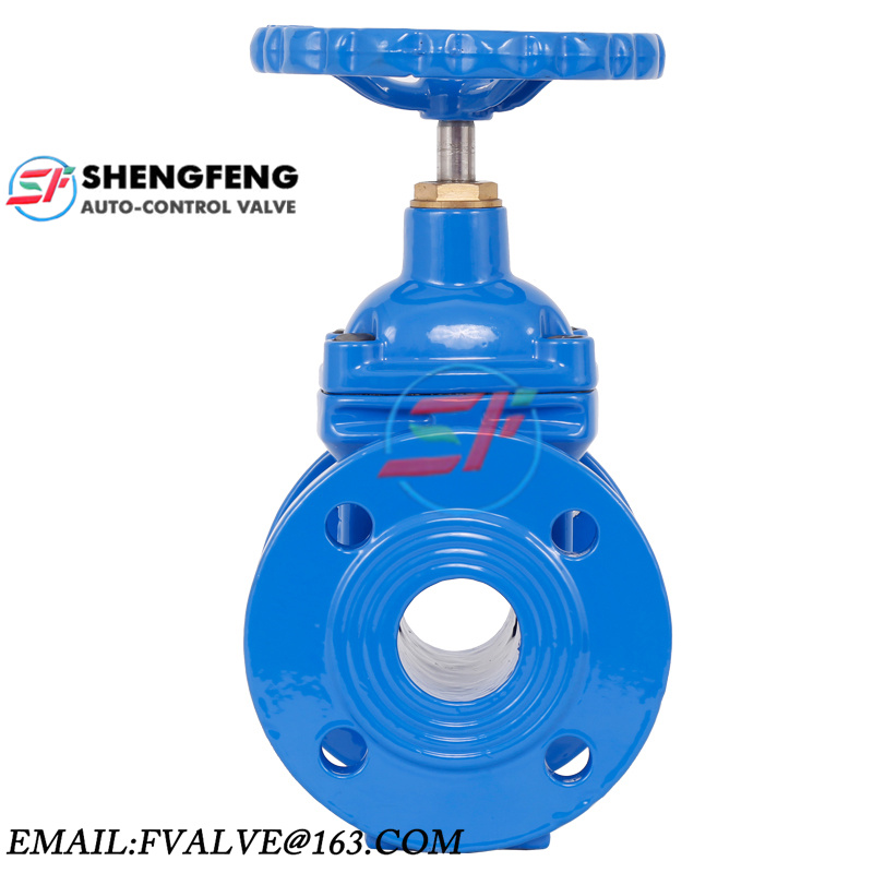 DIN3352 F4 PN16 heavy type Cast ductile iron GGG50 resilient seated gate valve