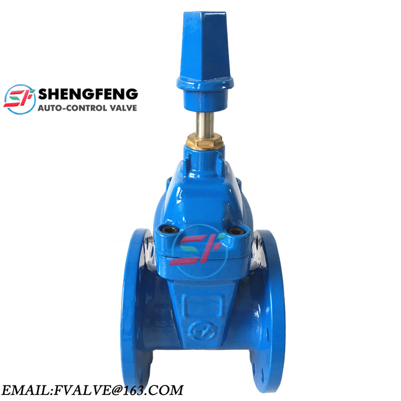 DIN F4 Directly buried underground PN16 PN10 Square cap GGG50 GGG40 GG25 Water gate valve